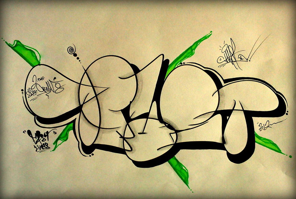 Graffiti Sketch - Photo by energis - Trust (2012)