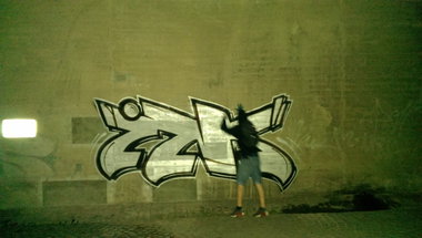 Graffiti Wall - Photo by energis - INS, Naos (2013)