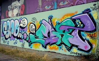 Graffiti Wall - Photo by energis - Cano, Trust, NRG (2012)