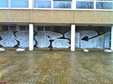 Graffiti Bombing - Photo by energis - Rosk, Cano, Beks (2012)