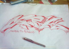 Graffiti Sketch - Photo by entant