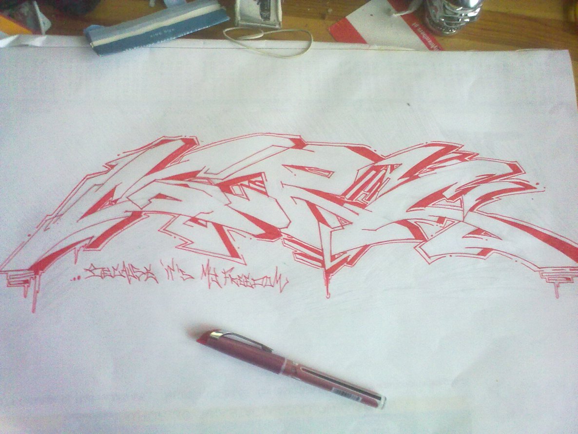Graffiti Sketch - Photo by entant