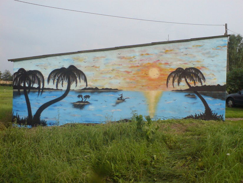 Graffiti Street Art in Boreczno - Photo by enzym - enzym (2010)