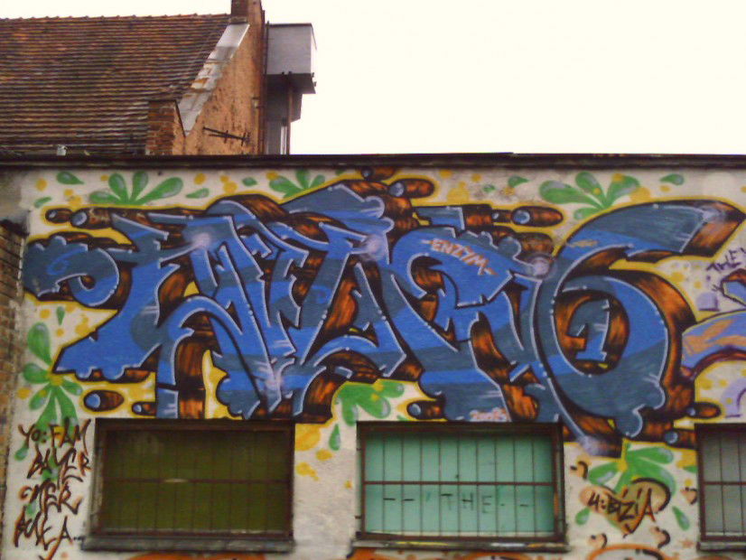 Graffiti Wall in Elblag - Photo by enzym - enzym (2003)
