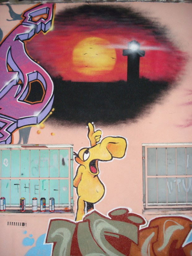 Graffiti Wall in Elblag - Photo by enzym - enzym (2006)