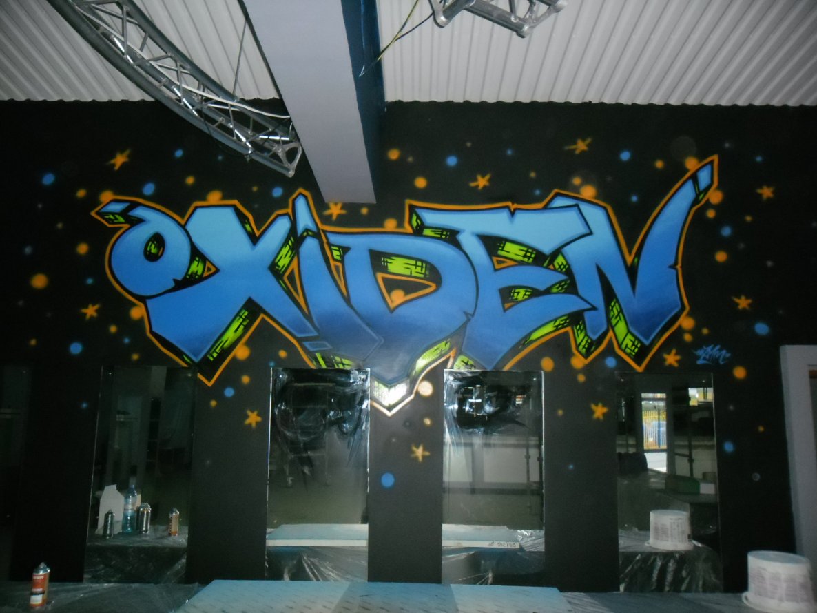 Graffiti Wall in Elblag - Photo by enzym - enzym, oxiden, club (2013)