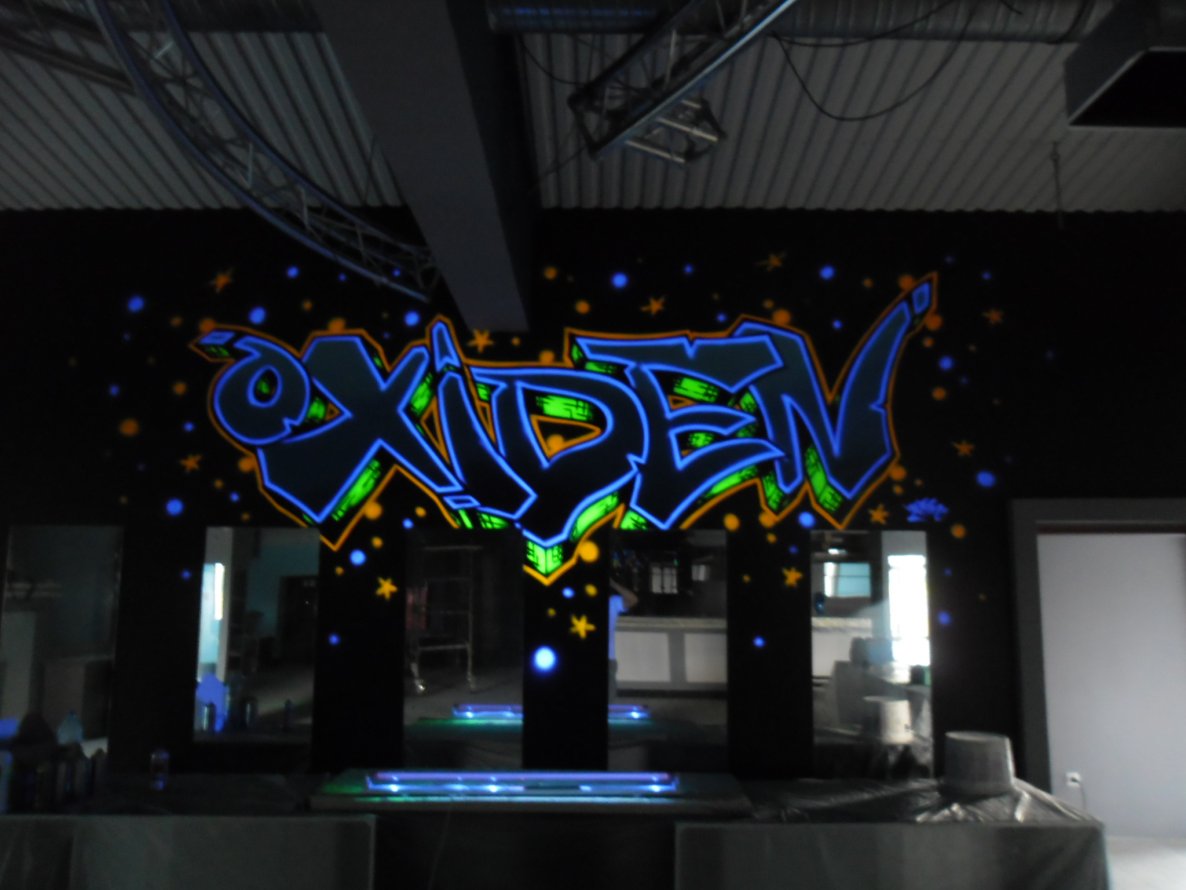 Graffiti Wall in Elblag - Photo by enzym - enzym, oxiden, club (2013)