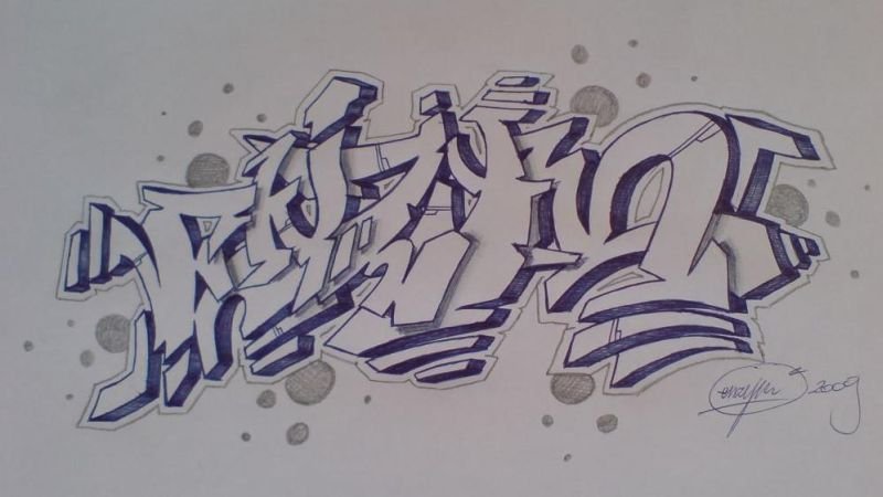 Graffiti Sketch - Photo by enzym - enzym (2009)