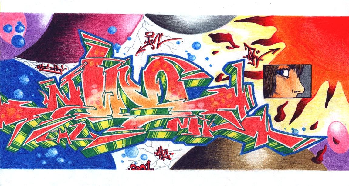 Graffiti Sketch - Photo by enzym - nim, enzym (2001)