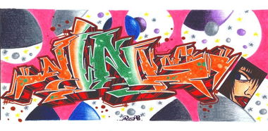 Graffiti Sketch - Photo by enzym - nim, enzym (2001)