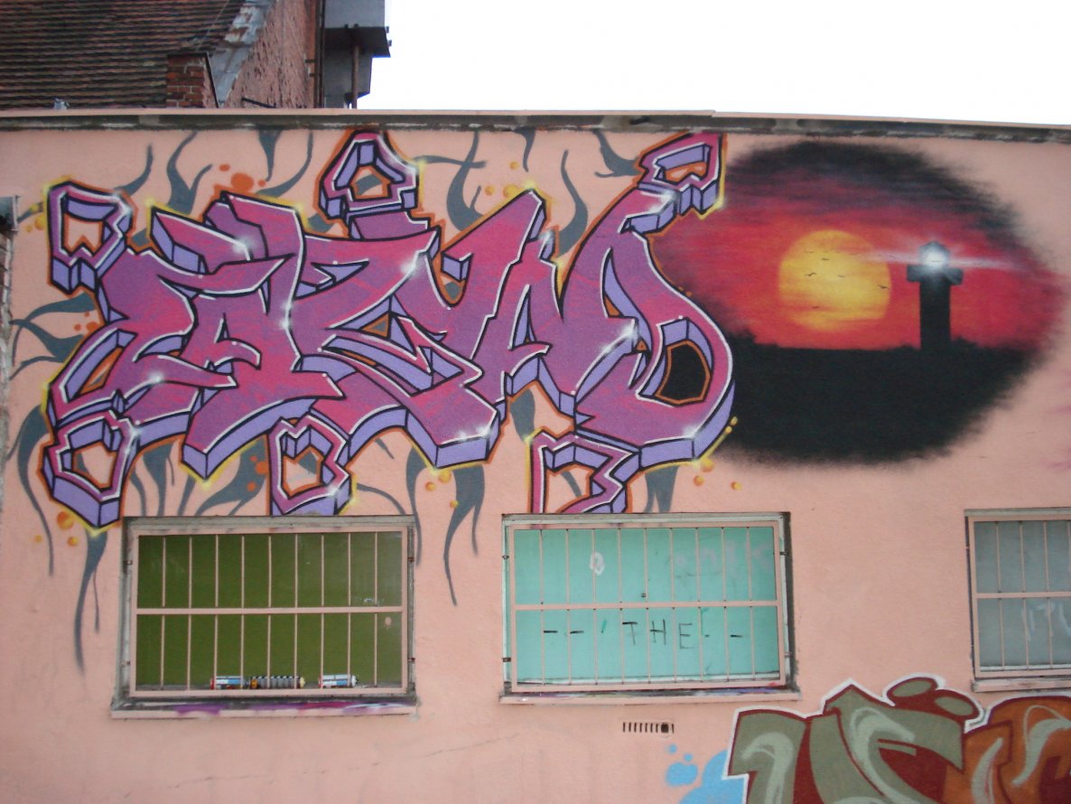 Graffiti Wall in Elblag - Photo by enzym - enzym (2006)