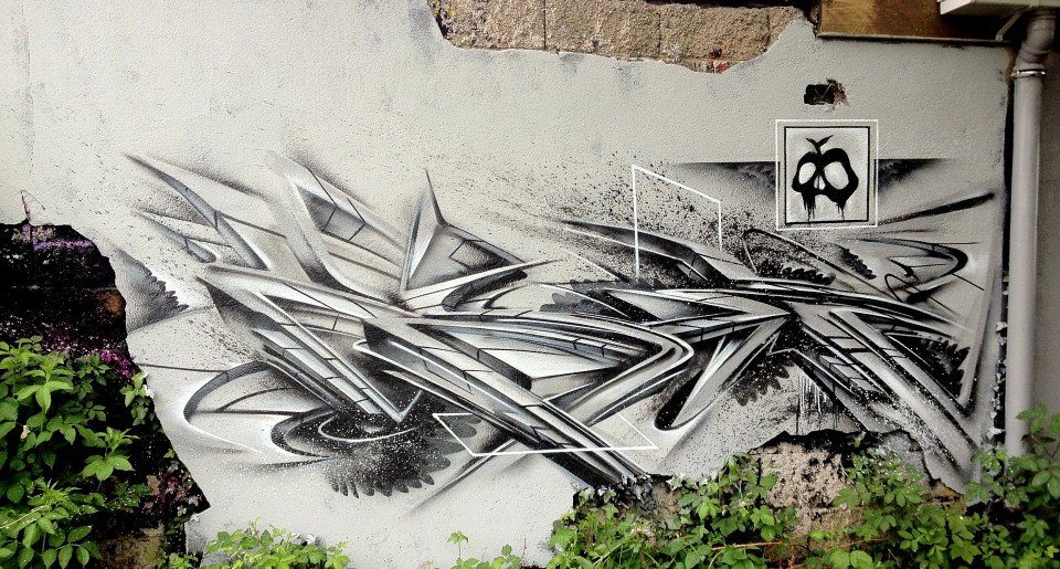 Graffiti Wall in Germany - Photo by ephiq - ephiq, usk-squad, fruits (2013)