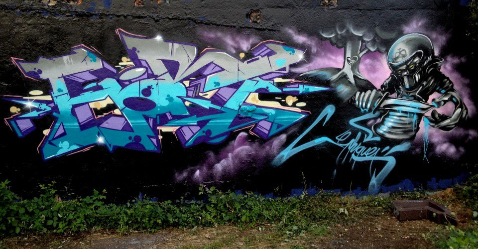 Graffiti Wall - Photo by ephiq - fjort, ephiq (2013)