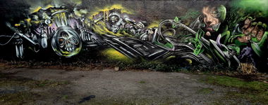 Graffiti Wall - Photo by ephiq - bird, ephiq, fruits (2014)
