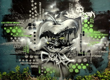 Graffiti Wall - Photo by ephiq - ephiq, fruits, of
