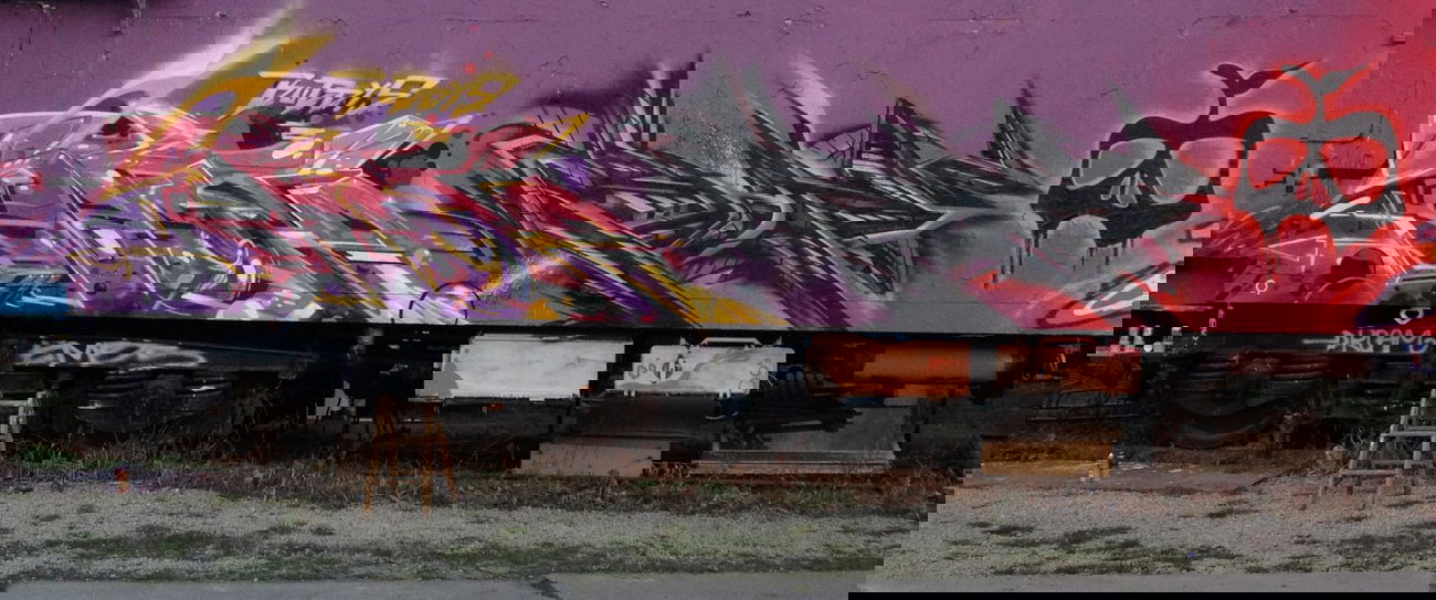 Graffiti Train - Photo by ephiq - scur.ill, ephiq, fruits