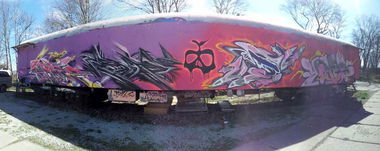 Graffiti Train - Photo by ephiq - scur.ill, ephiq, venl