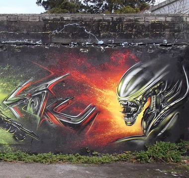 Graffiti Wall - Photo by ephiq - ephiq, alien-freestyle, 2011