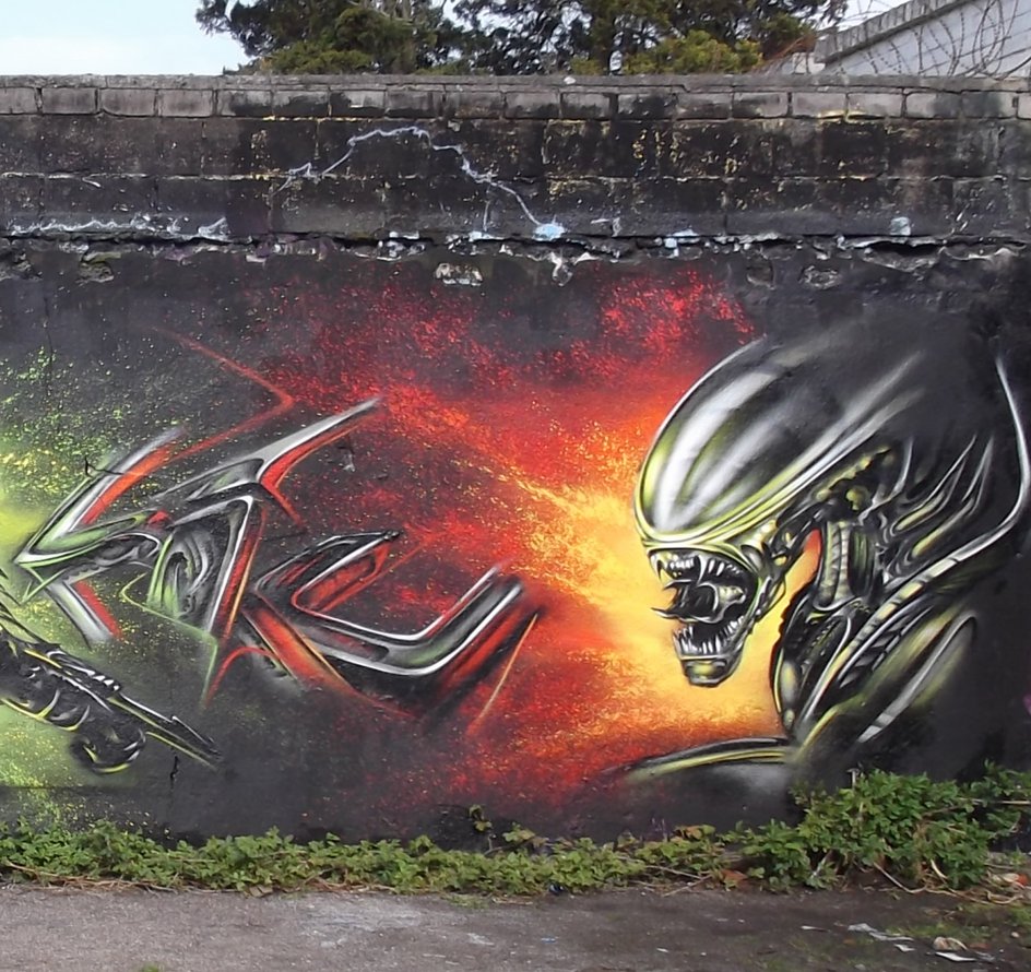 Graffiti Wall - Photo by ephiq - ephiq, alien-freestyle, 2011
