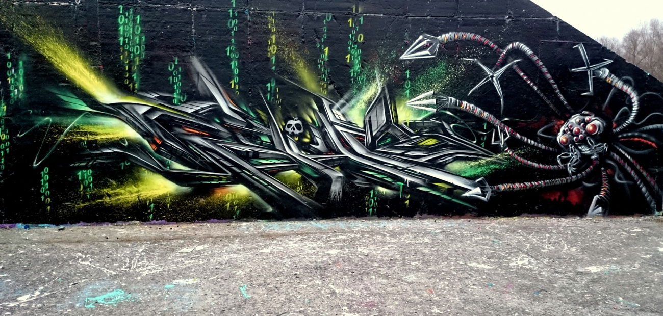 Graffiti Wall - Photo by ephiq - Fruits, of, Doom