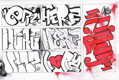 Graffiti Sketch - Photo by epos32_aka_herz - epos, 32, herz (2013)