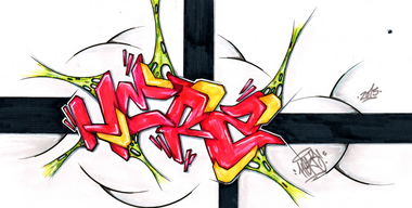 Graffiti Sketch - Photo by epos32_aka_herz - epos, 32, herz (2013)