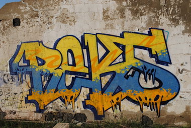 Graffiti Wall in Bukowno - Photo by esceer - reks