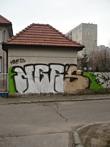 Graffiti Bombing in Rybnik - Photo by esceer - reks, baner, sher