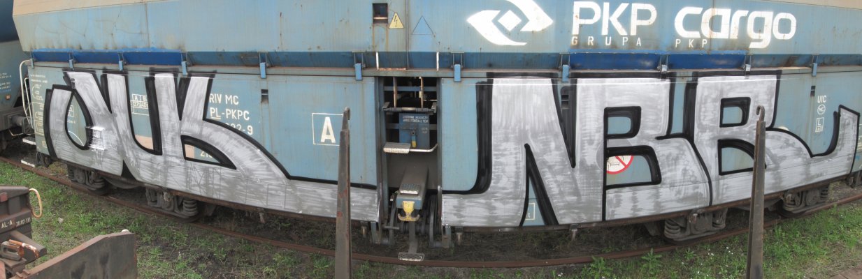 Graffiti Train - Photo by esceer - Reks, OLK, NBR