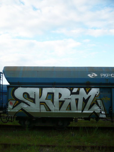 Graffiti Train - Photo by esceer - Skrime, Reks