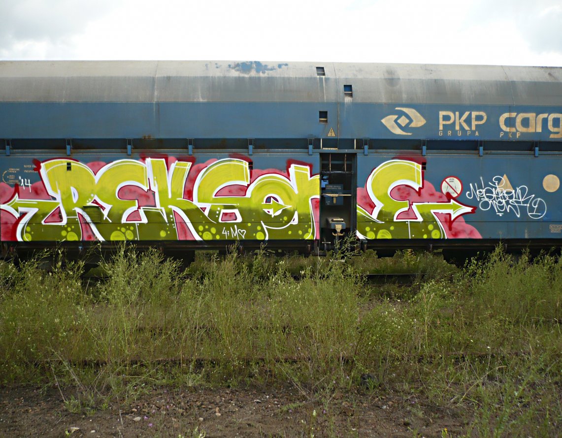 Graffiti Train - Photo by esceer - reksone, nbr