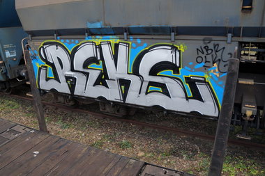 Graffiti Train - Photo by esceer - Reks, nbr, olk