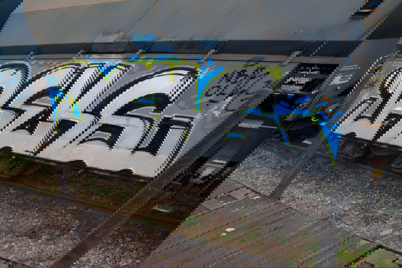 Graffiti Train - Photo by esceer - Reks, nbr, olk