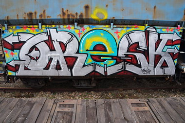 Graffiti Train - Photo by esceer - Reks