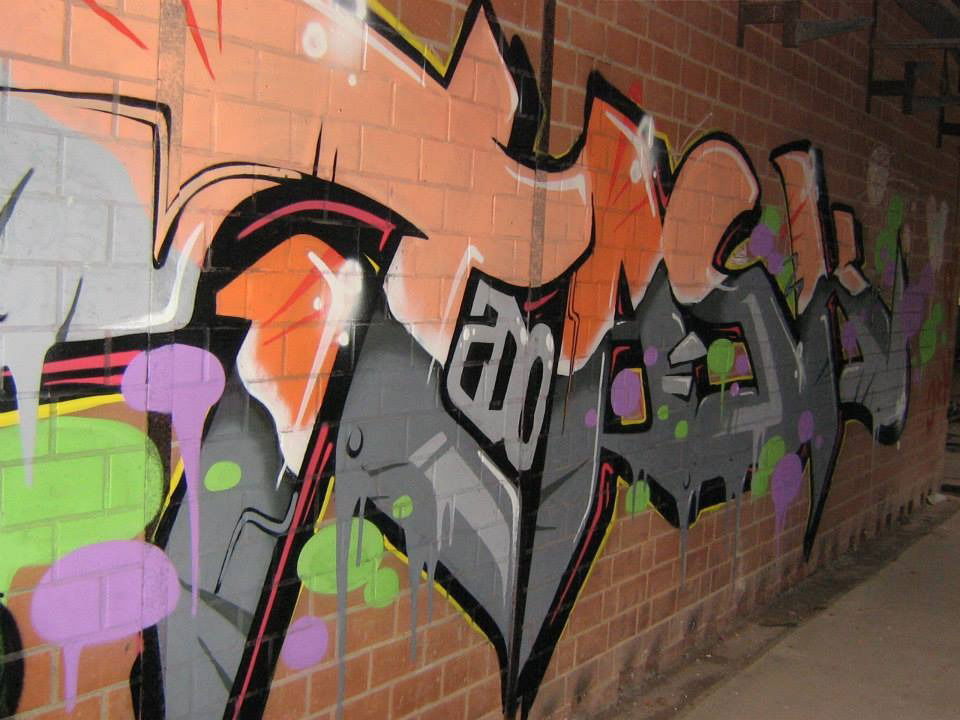 Graffiti Wall - Photo by escyOne - 1task, mannheim, zementwerk