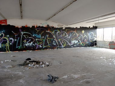 Graffiti Wall in Mannheim - Photo by escyOne - pokerone (2015)