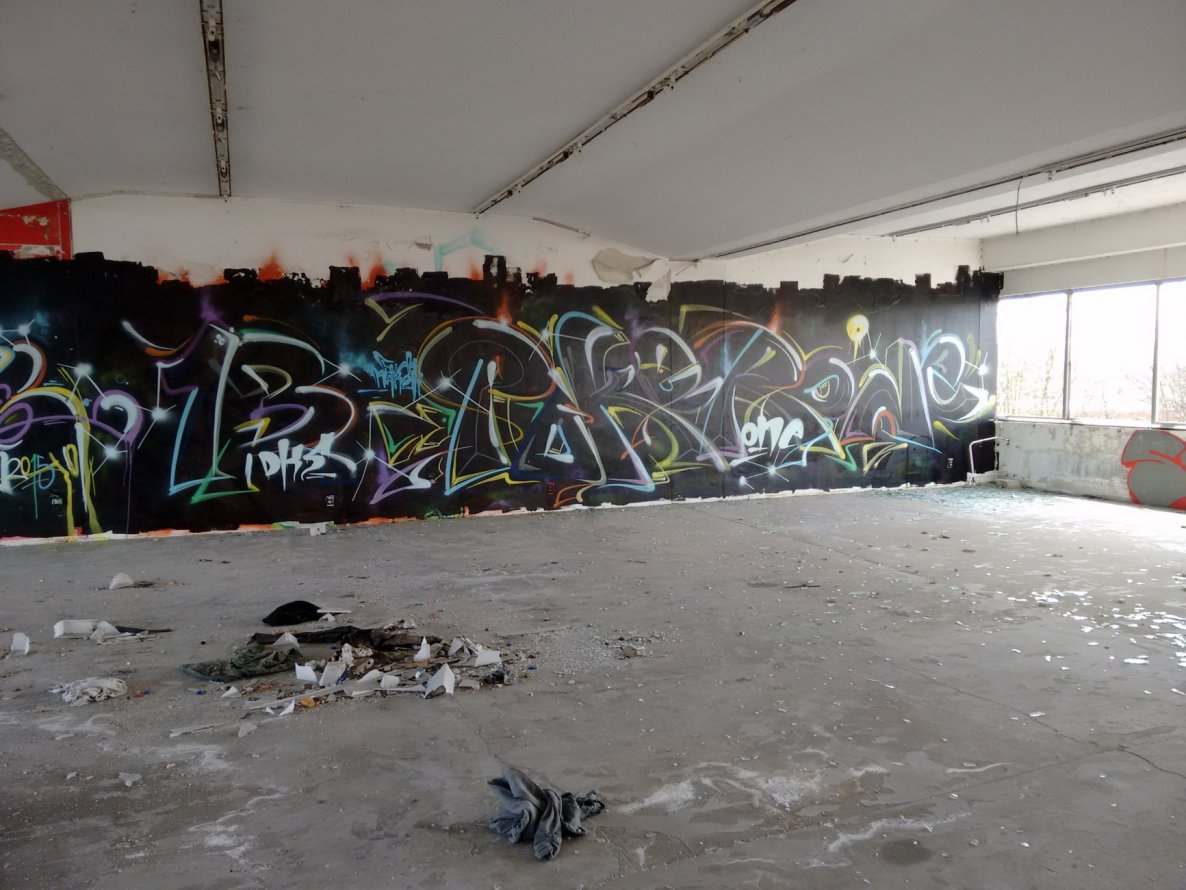 Graffiti Wall in Mannheim - Photo by escyOne - pokerone (2015)