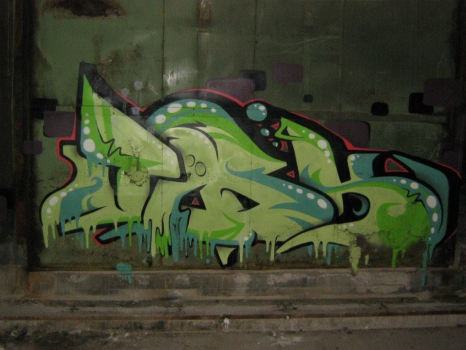 Graffiti Wall in Mannheim - Photo by escyOne - 1task, cokus, cks
