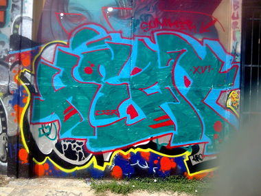 Graffiti Wall in Vilnius - Photo by eser - eser, heat, 2016 (2016)