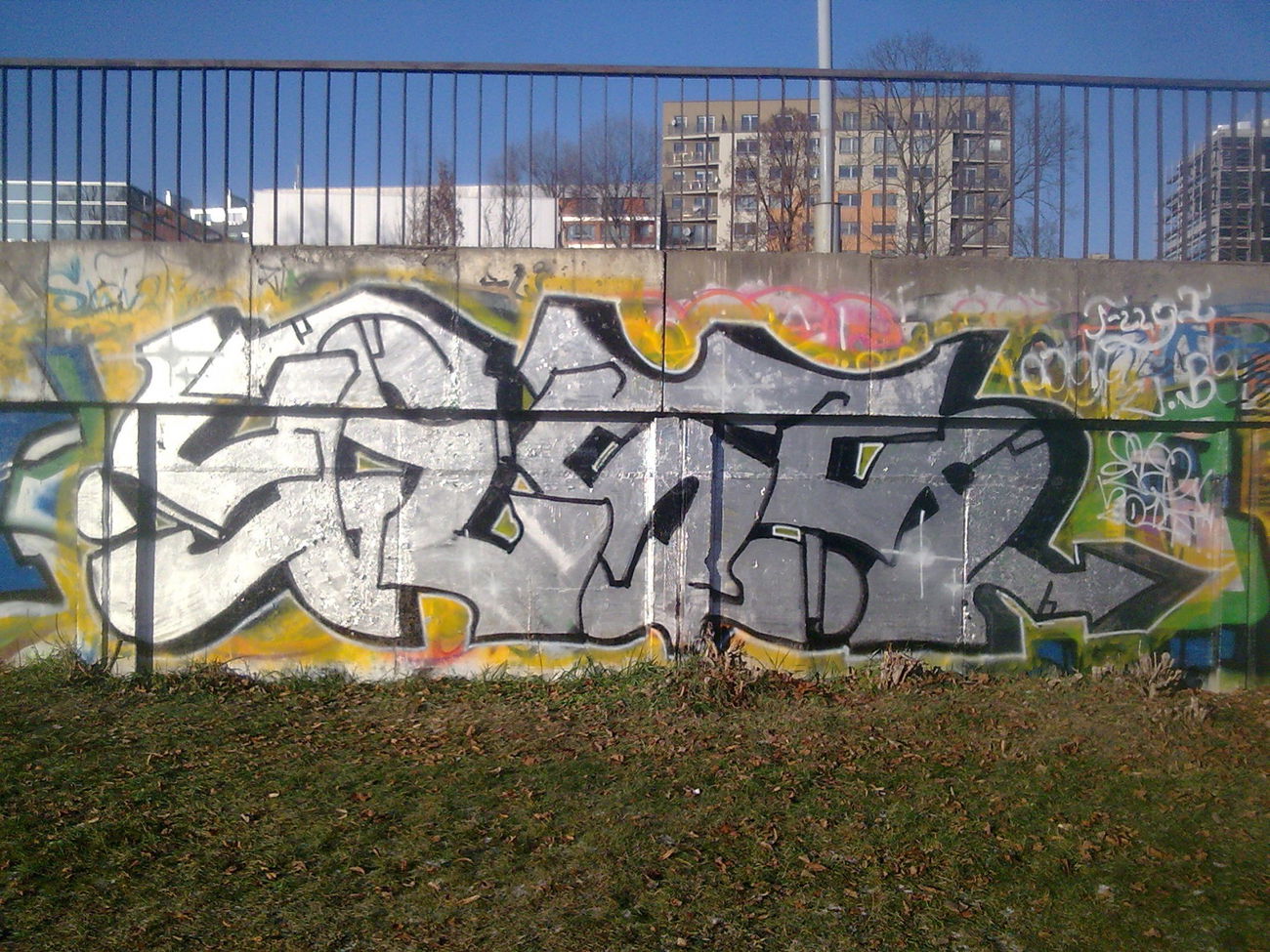 Graffiti Wall in Vilnius - Photo by eser - YESS, ESER, VILNIUS (2014)