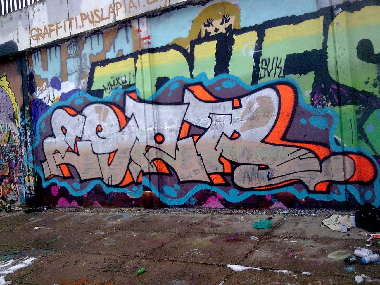 Graffiti Wall in Vilnius - Photo by eser - ESER, VILNIUS, 2013 (2013)