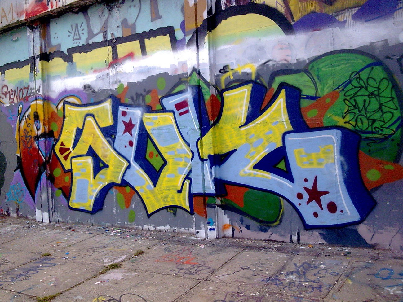 Graffiti Wall in Vilnius - Photo by eser - SVK, ESER, VILNIUS (2013)