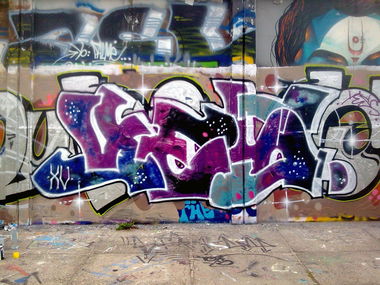 Graffiti Wall in Vilnius - Photo by eser - YESS, ESER, VILNIUS (2015)