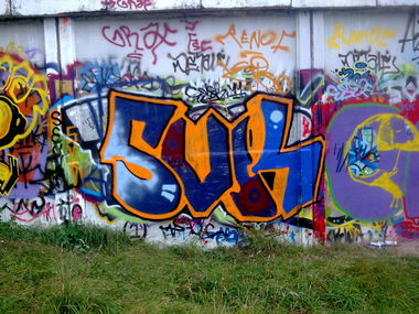 Graffiti Wall in Vilnius - Photo by eser - SVK, ESER, VILNIUS (2011)