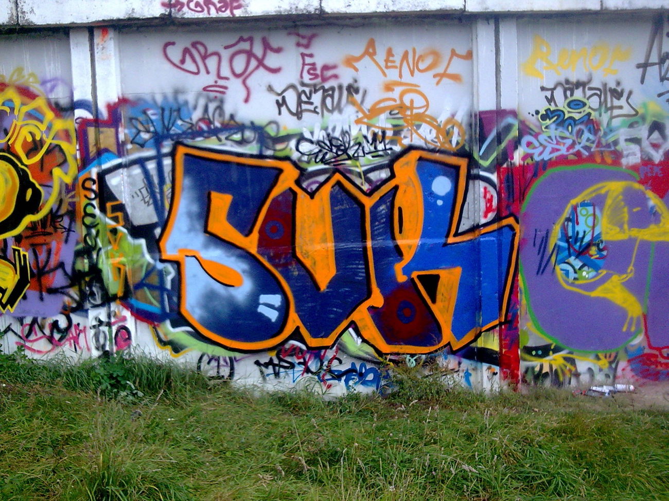 Graffiti Wall in Vilnius - Photo by eser - SVK, ESER, VILNIUS (2011)