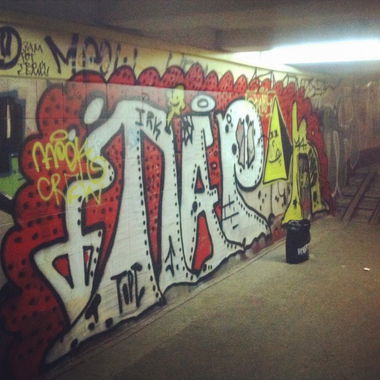 Graffiti Wall - Photo by etwos