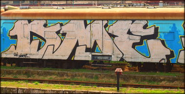 Graffiti Train - Photo by eurT - DME, HOIB