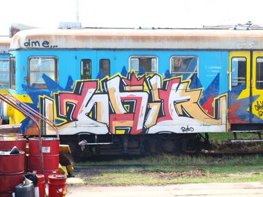 Graffiti Train - Photo by eurT