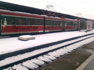 Graffiti Train - Photo by eurT