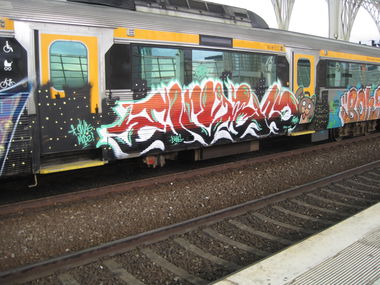 Graffiti Train - Photo by evil - DWS